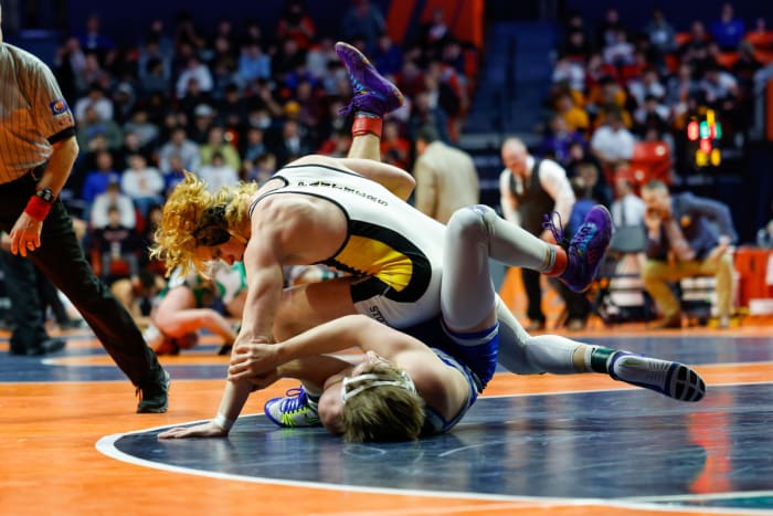 Illinois state wrestling championships February 18 2023 Nate Latsch 15358